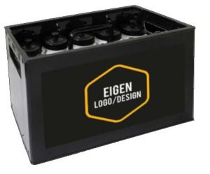 Bidonkrat met sponsorlogo