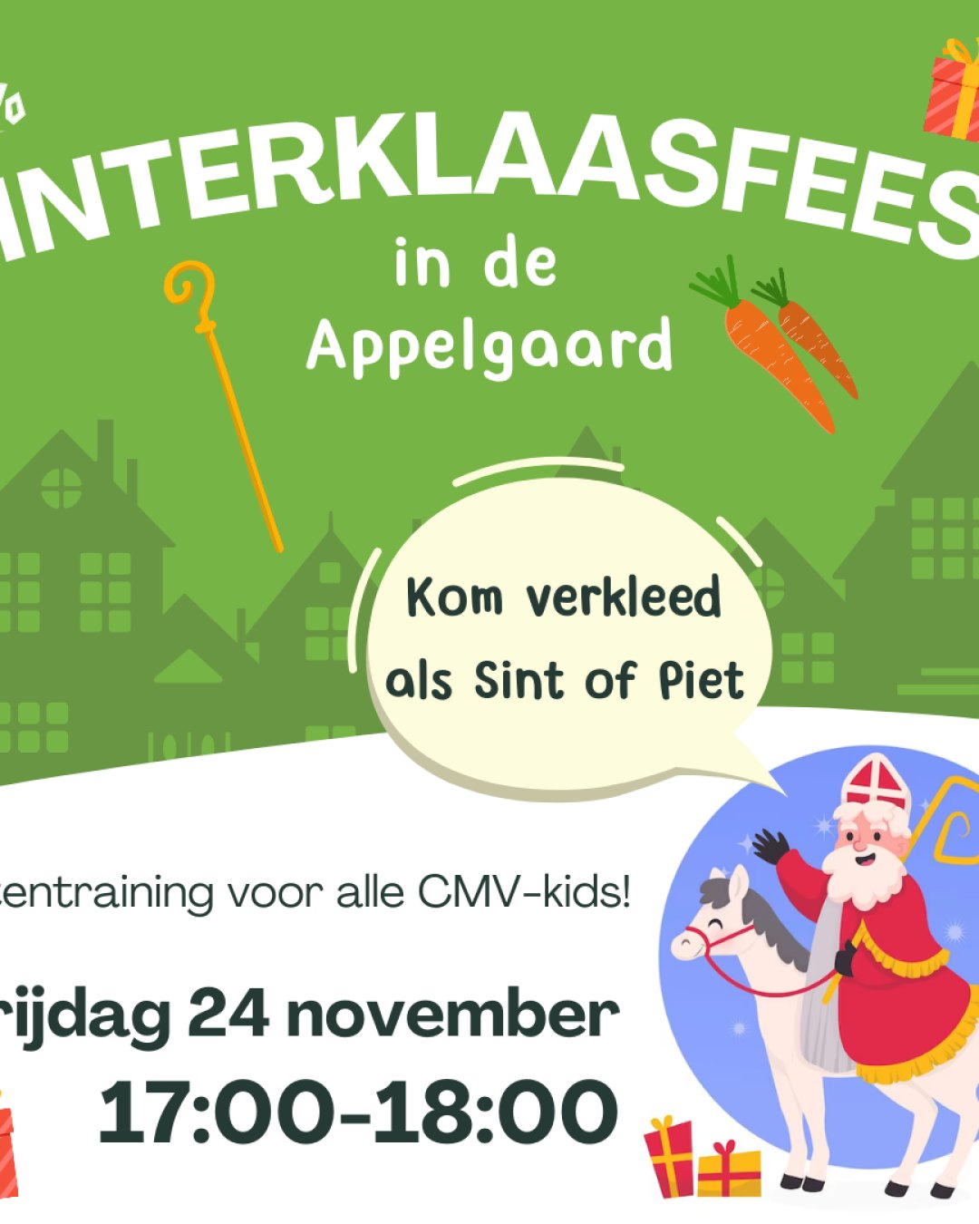 Sinterklaasfeest voor de CMV
