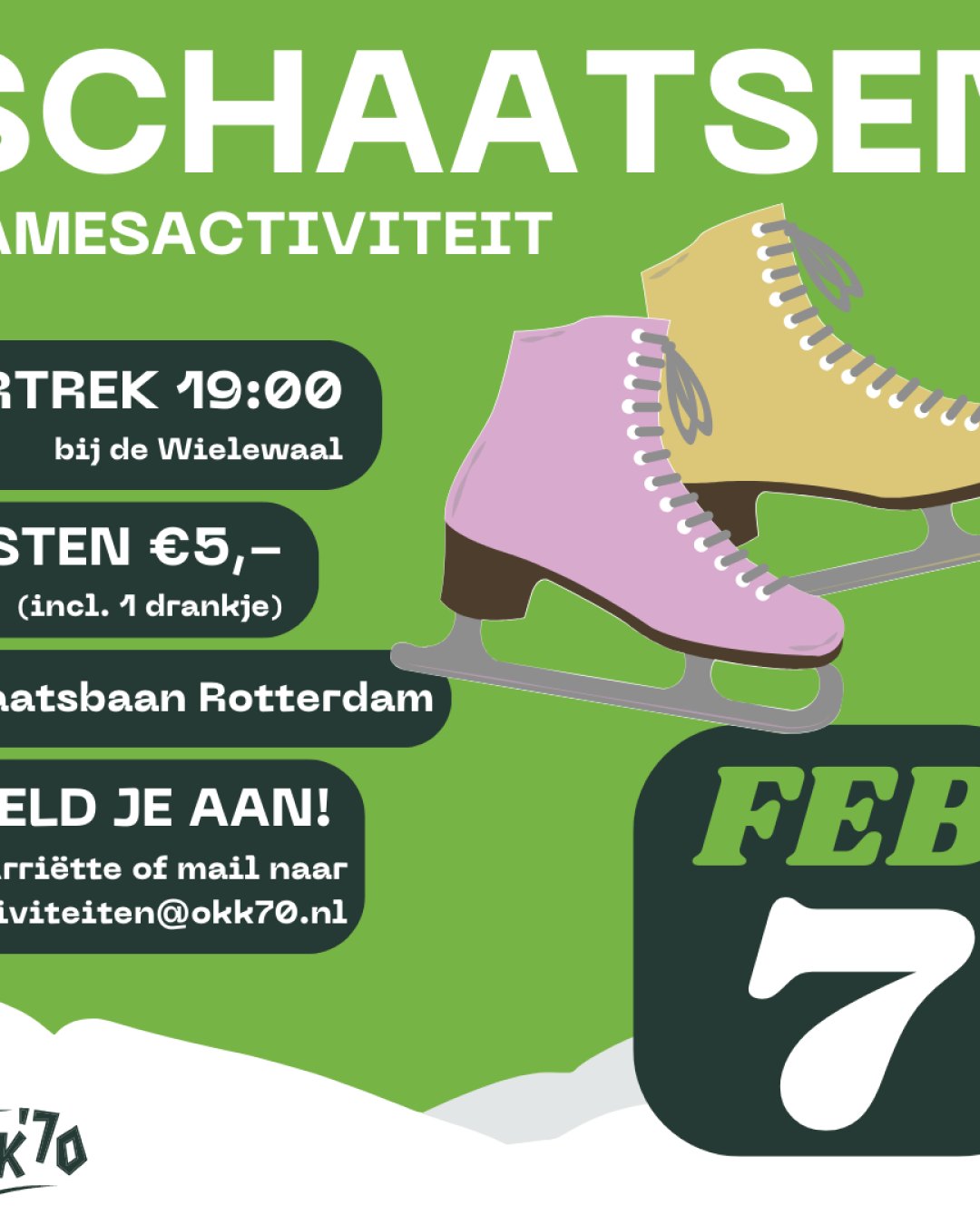 Damesactiviteit: Schaatsen