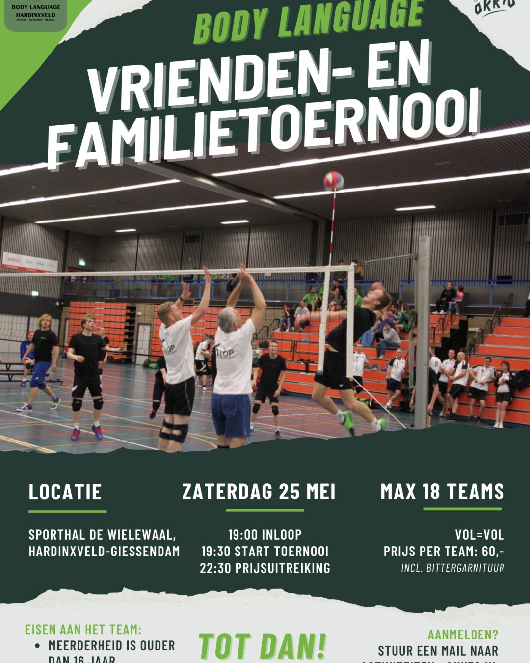 Body Language Vrienden- en familietoernooi