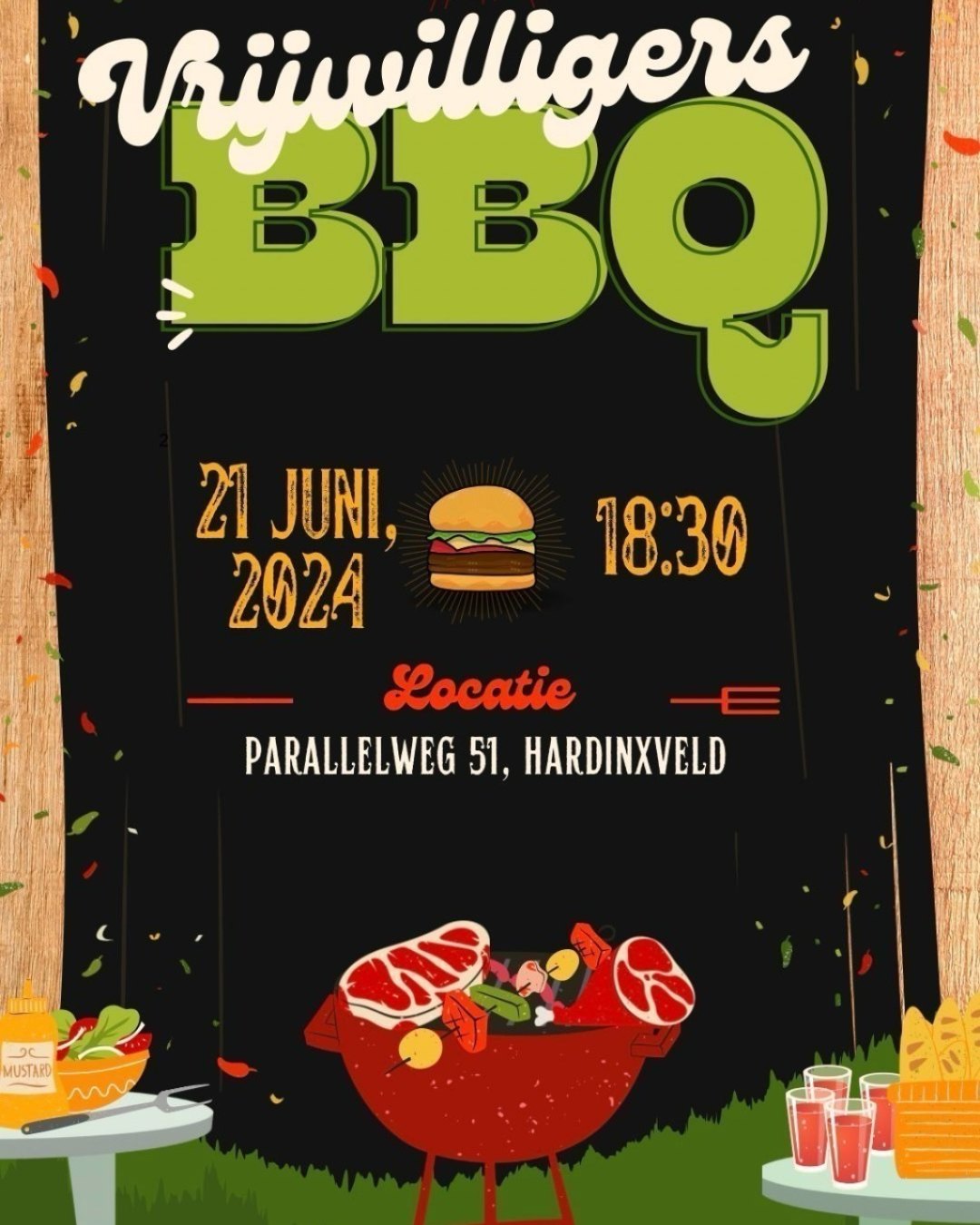 Vrijwilligersbarbecue