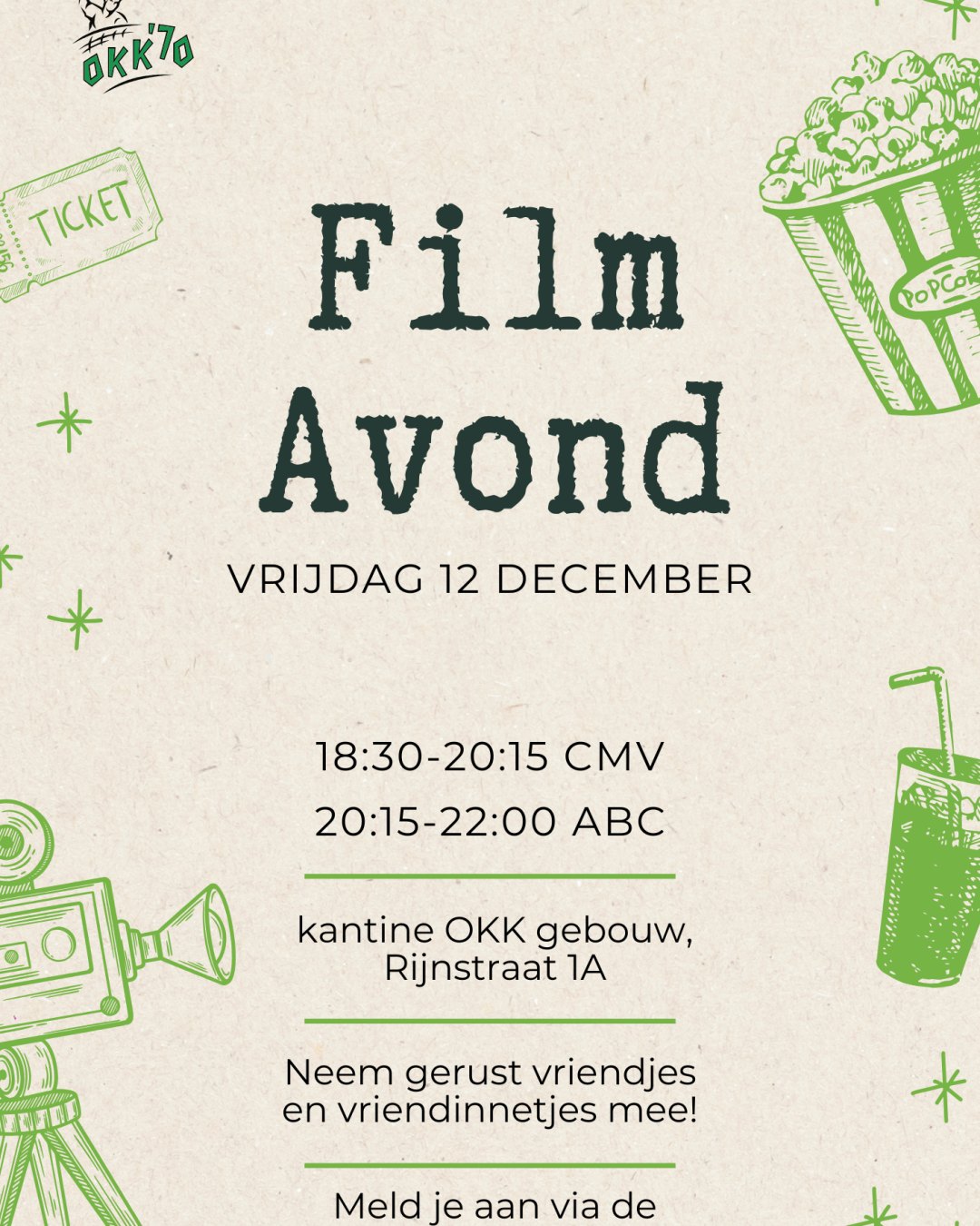 Film avond CMV & ABC jeugd