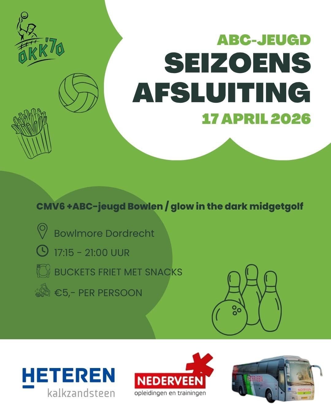 🎉 Uitnodiging – Seizoensafsluiting 🎉